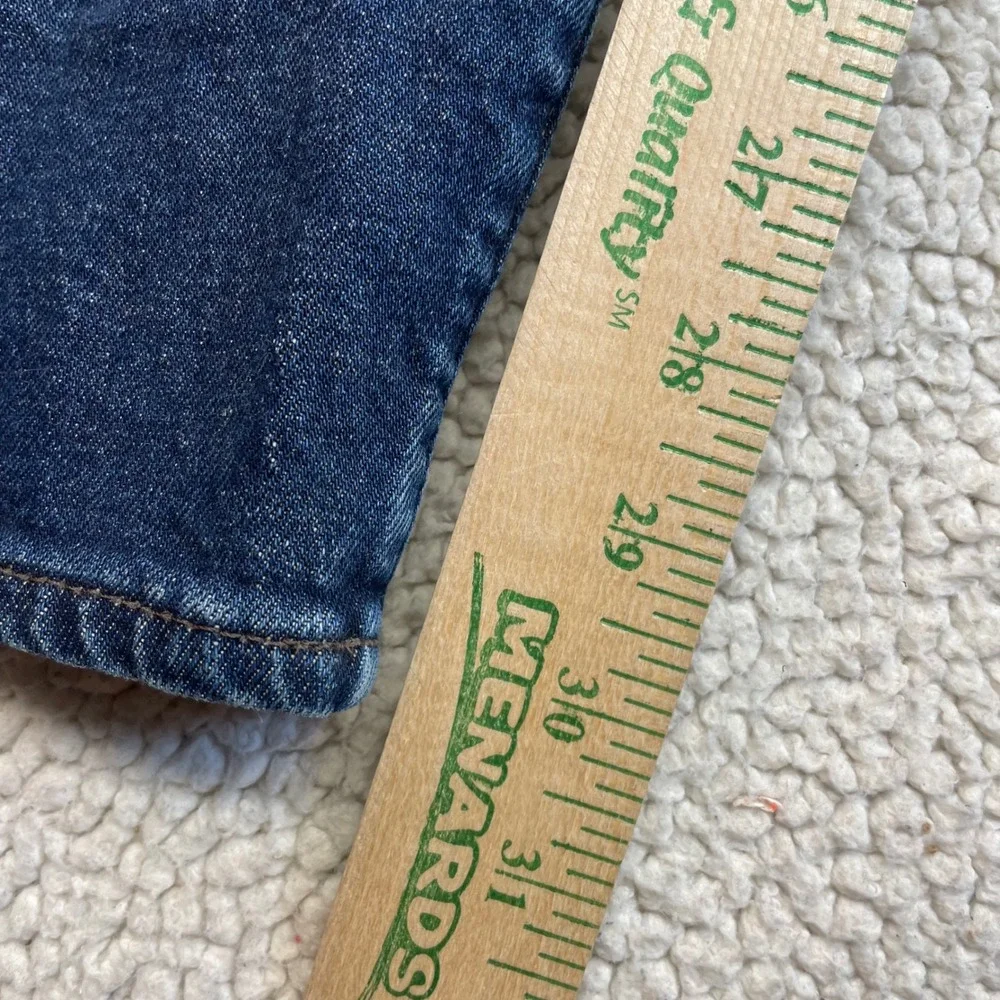 Bonobos Jeans Mens 35x30 Blue Denim Straight Leg Stretch Organic Cotton B6228